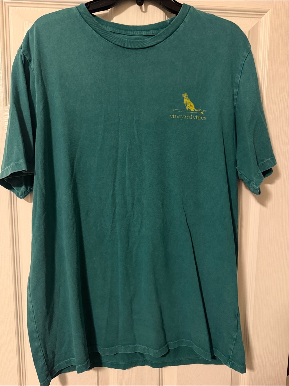 Vineyard Vines Teal Short-Sleeve Pocket Logo T-Shirt